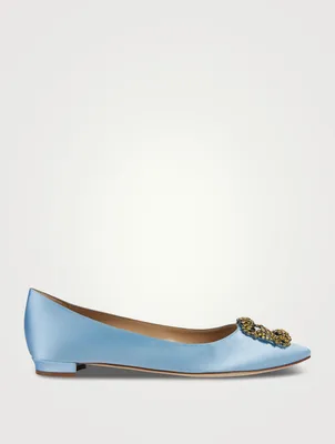 Hangisi Satin Ballet Flats