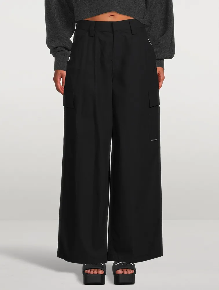 Compact Cotton Cargo Pants
