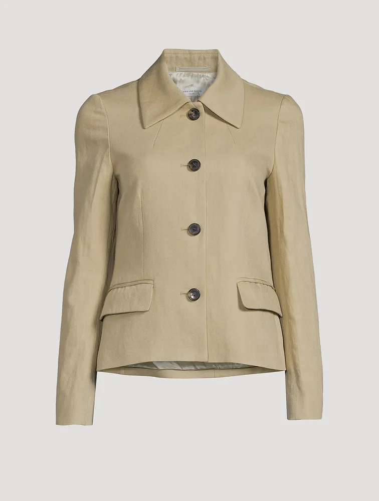 Vetty Cotton And Linen Jacket