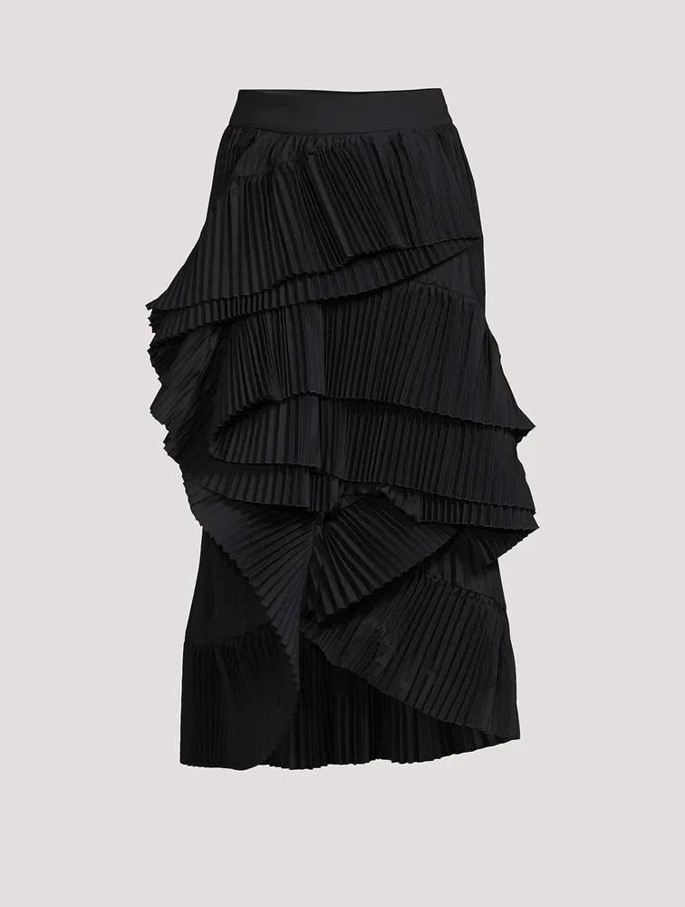 Seda Pleated Midi Skirt