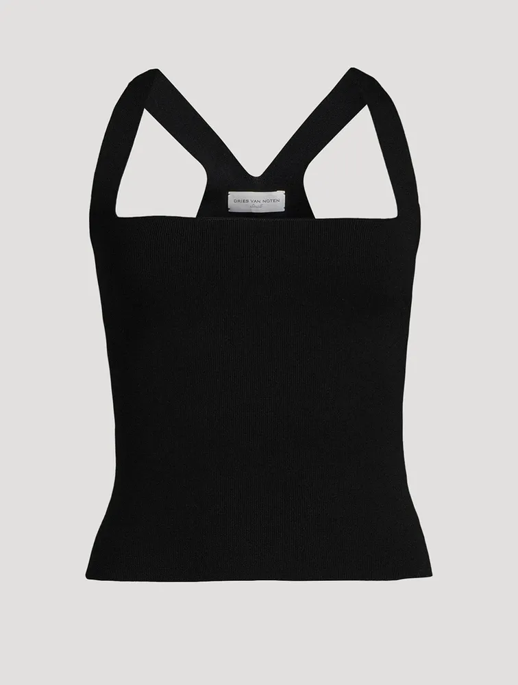 Tiny Rib-Knit Tank Top