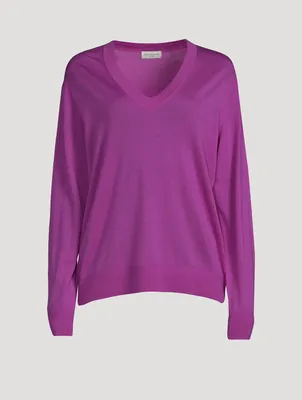 Tuna Merino Wool V-Neck Sweater