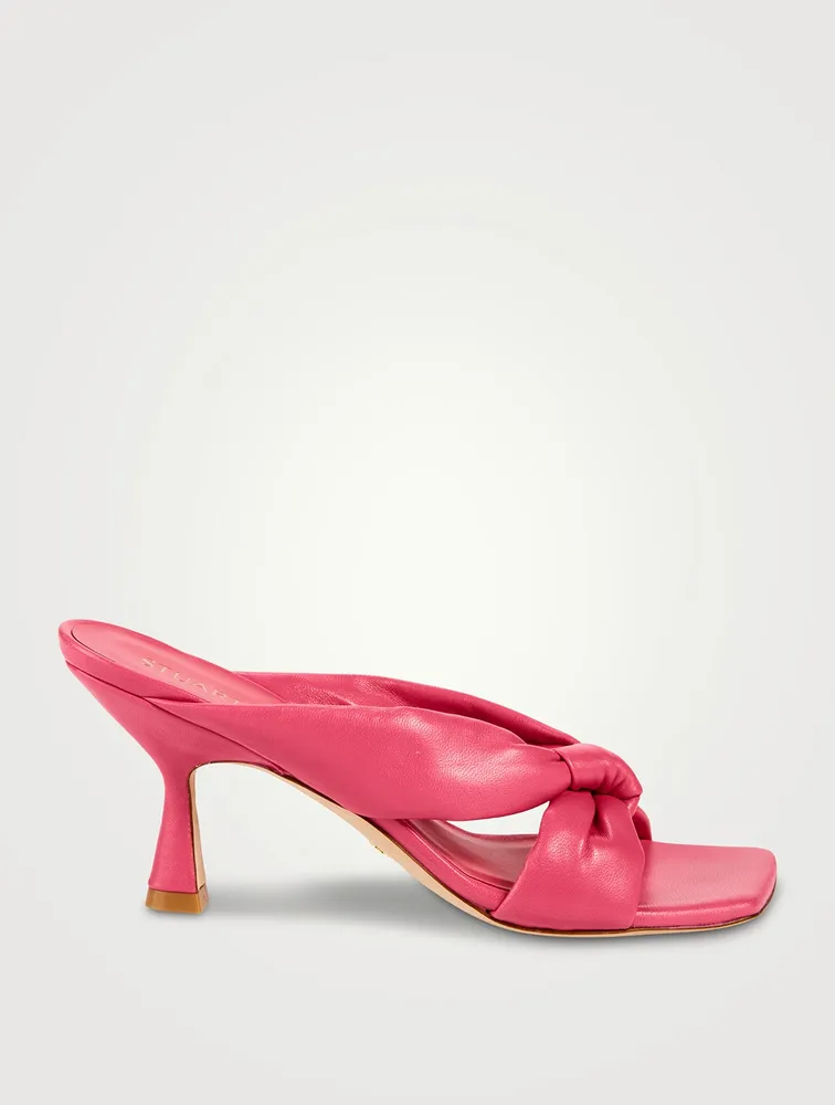 Playa Knotted Leather Mules