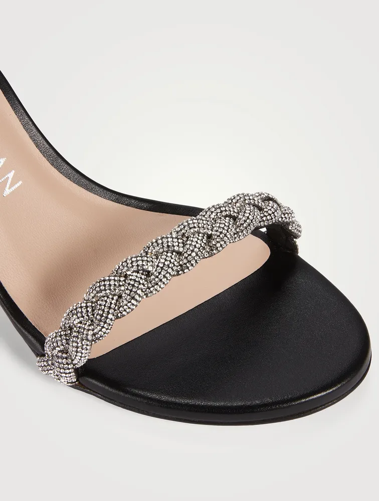 Nearlynude Embellished Leather Sandals