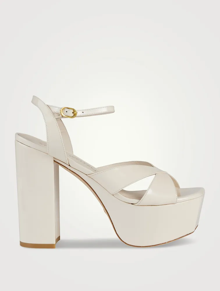 Miami Leather Platform Sandals