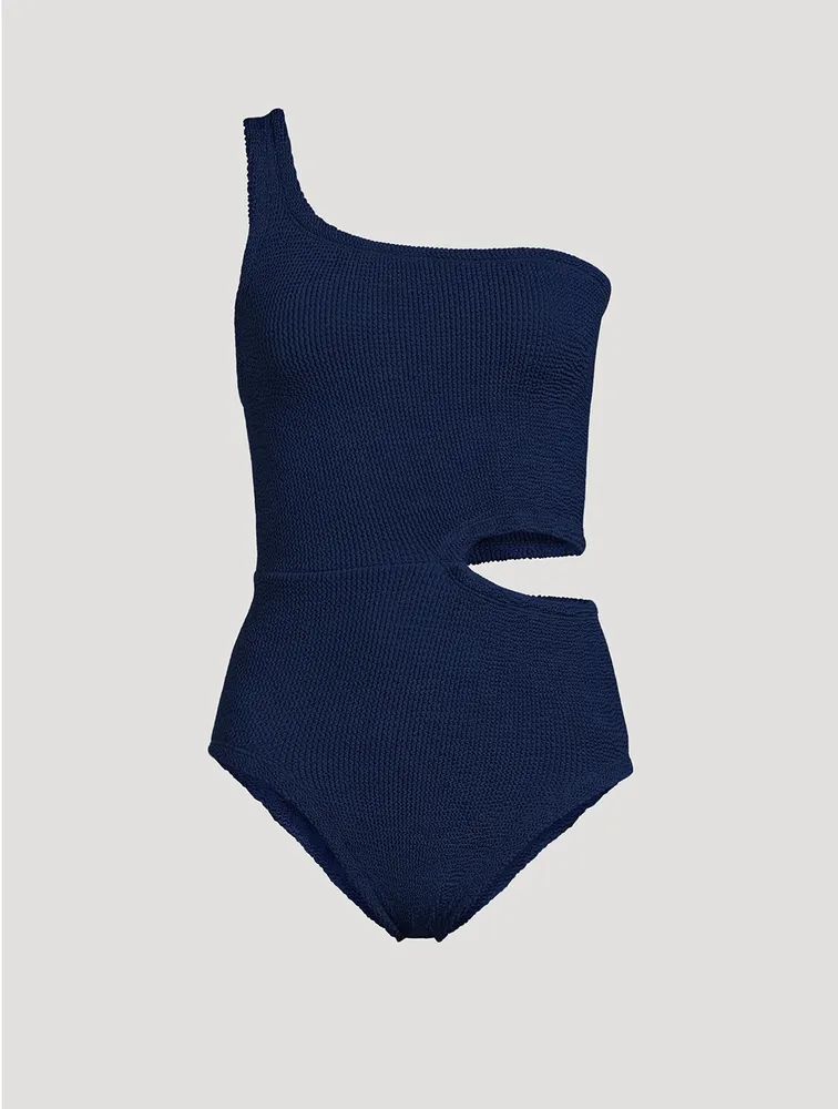 Lena Swim One-Shoulder One-Piece Swimsuit