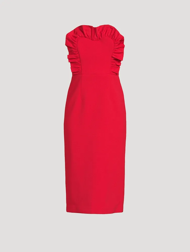Scarlett Strapless Midi Dress