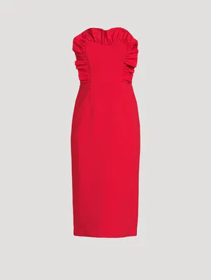 Scarlett Strapless Midi Dress