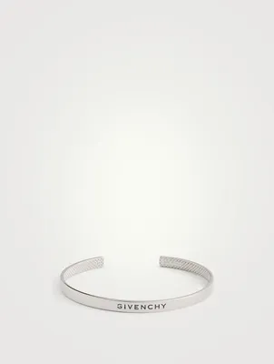 Thin Logo Cuff Bracelet