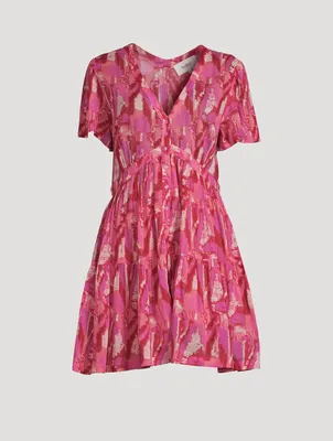 Talita Cotton And Modal Mini Dress