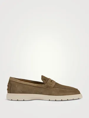 Suede Penny Loafers