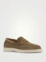 Suede Penny Loafers