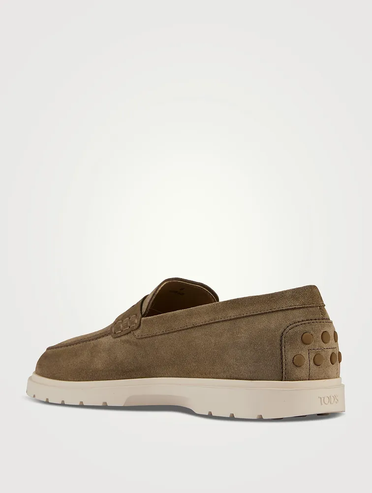 Suede Penny Loafers