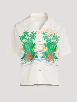Cotton Snap-Button Shirt
