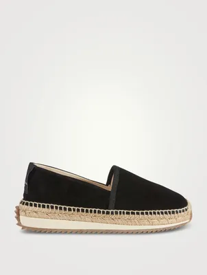 Suede Espadrille Runner