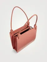 Medium Giro Leather Top Handle Bag