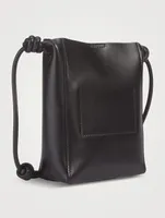 Giro Leather Crossbody Tote Bag