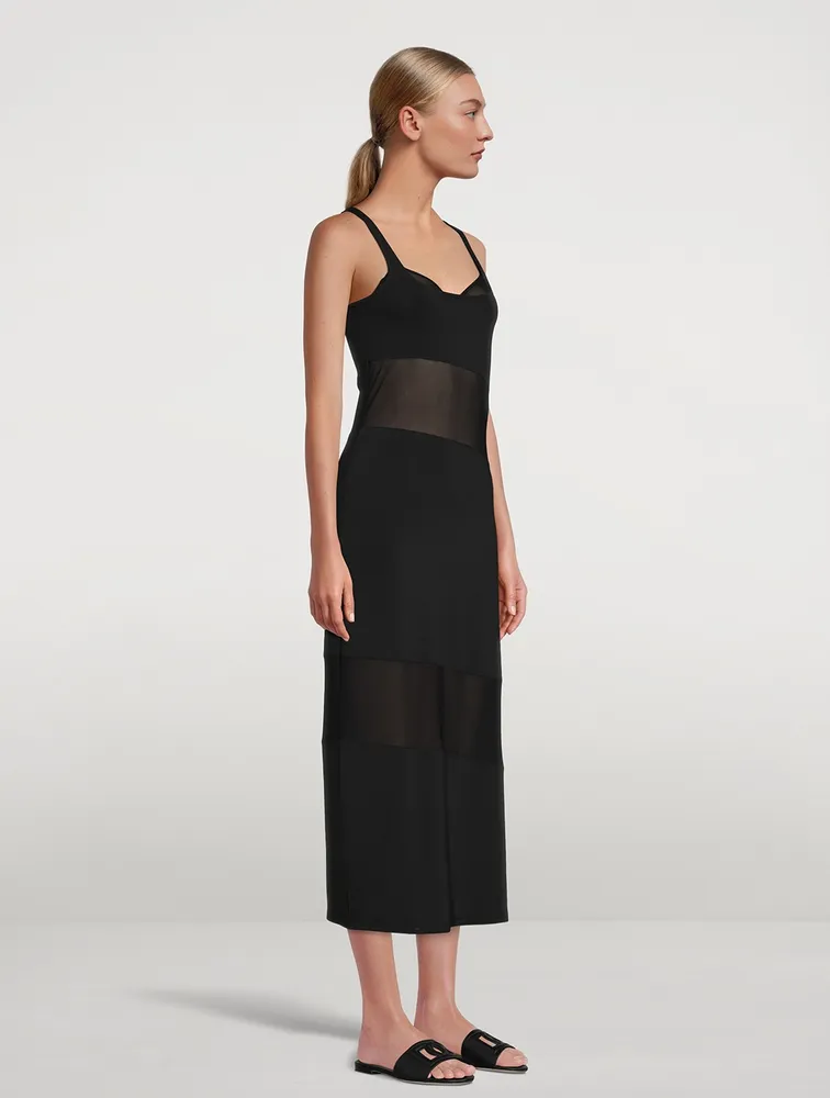The Kimberley Mesh Maxi Tank Dress
