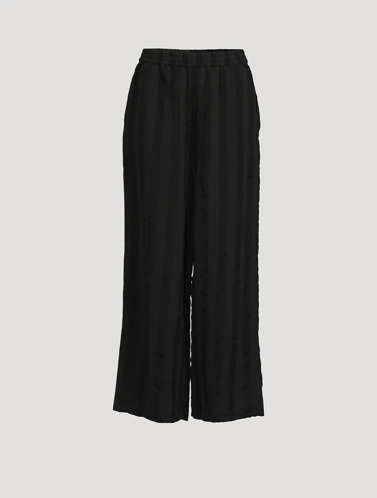 The Delaney Linen Stripe Pants