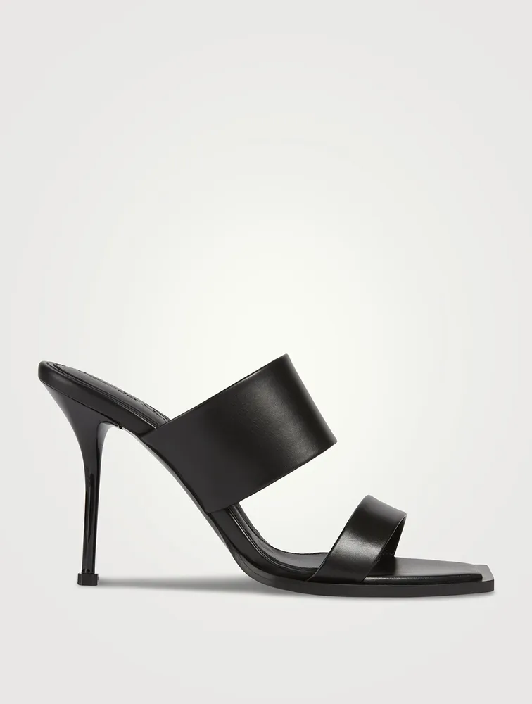 Pin Leather Mules
