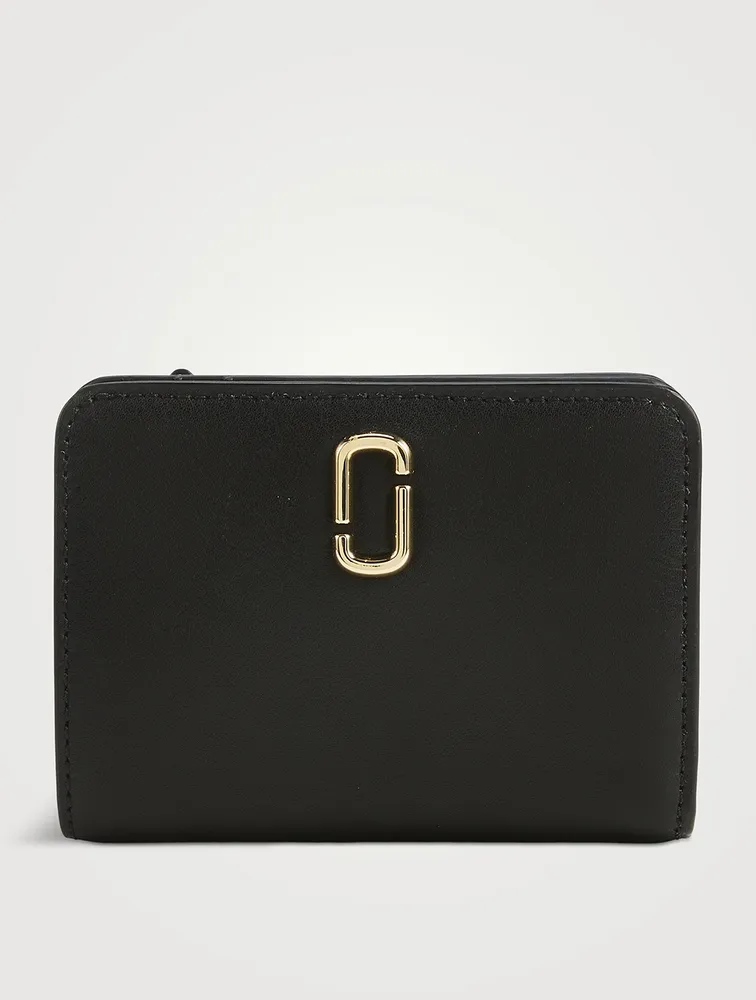 The Mini J Marc Compact Coated Leather Wallet