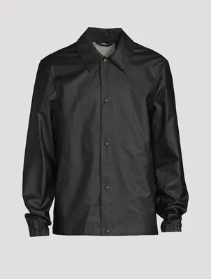 Stadium Jacket With Back Logo