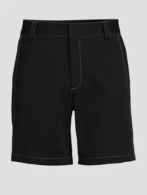 Stretch Cotton Shorts