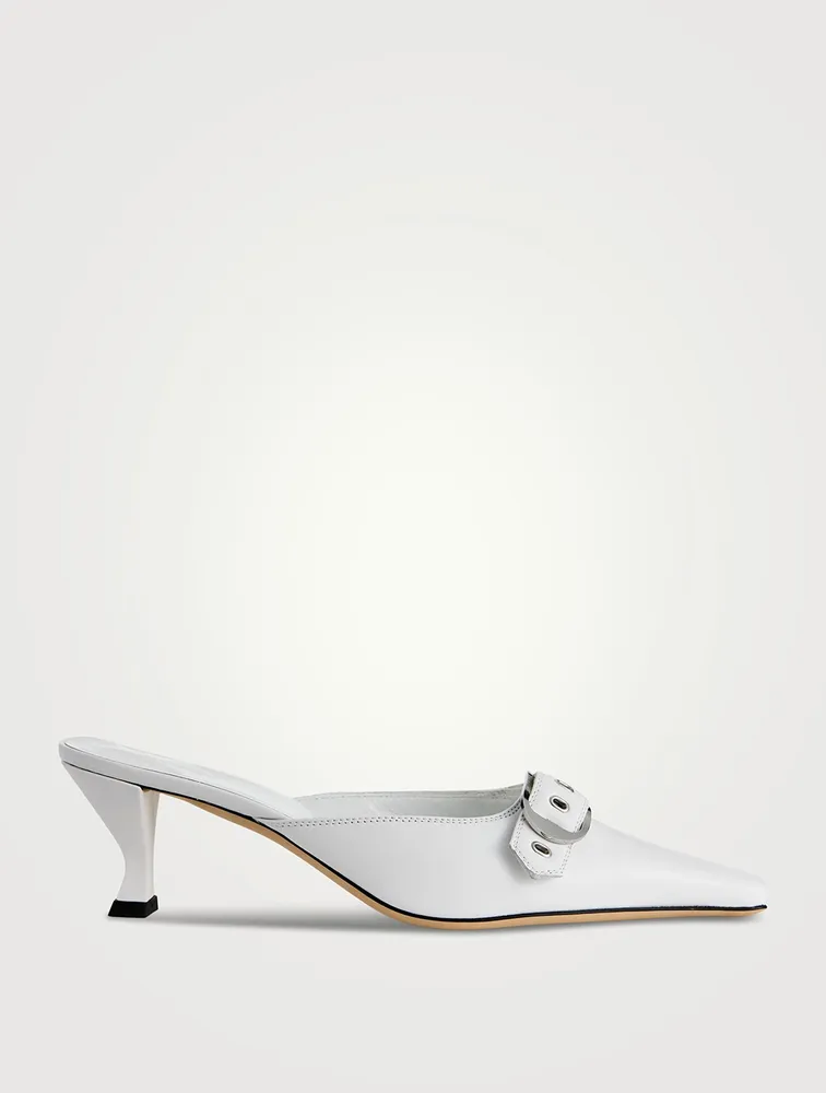Evelyn Leather Mules