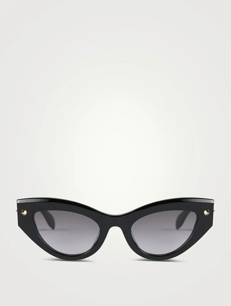 Cat Eye Sunglasses With Studs