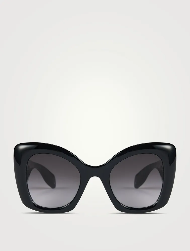 Oversized Curved Sunglasses