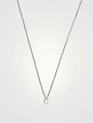 Danaé 18K White Gold Necklace With Diamond