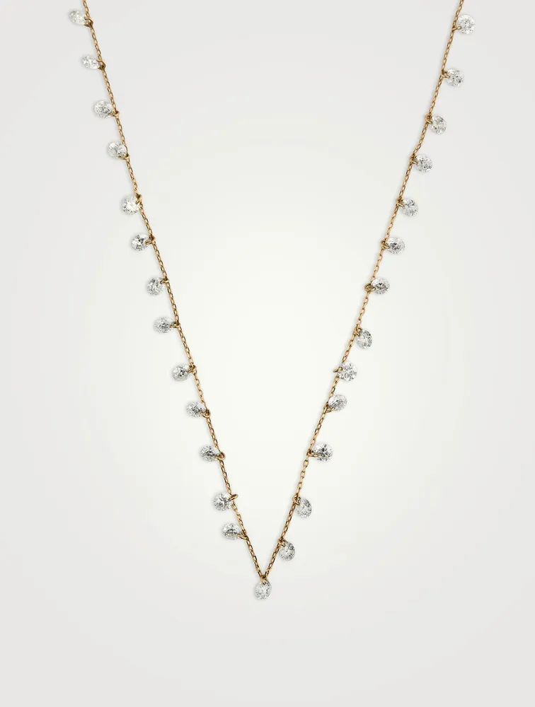 Danaé 18K Gold Necklace With Diamonds