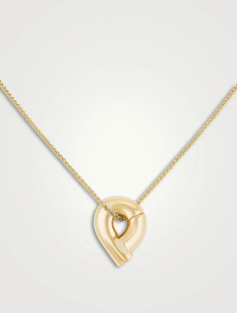 Mini Oera 18K Gold Pendant Necklace