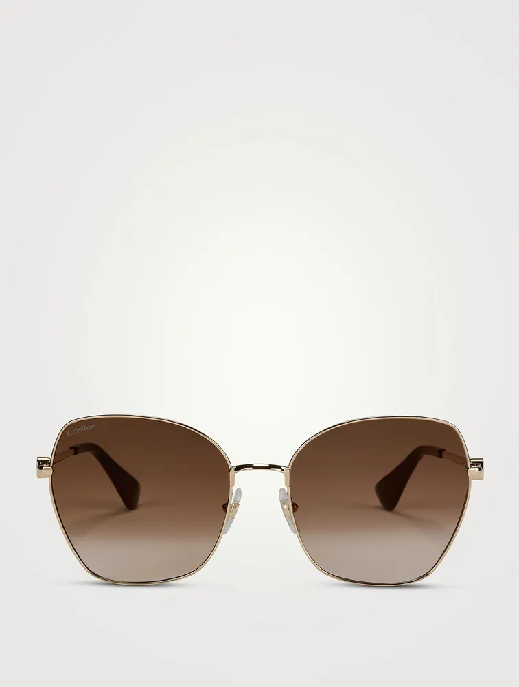 Signature C De Cartier Butterfly Sunglasses
