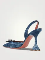 Rosie Denim Slingback Pumps