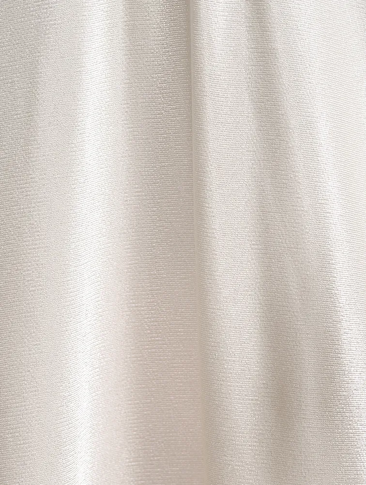 La Lune Cut-Out Satin Gown