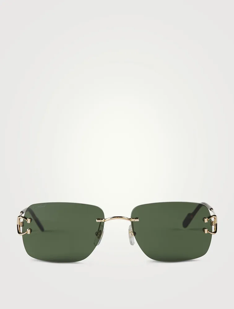 Signature C Rectangular Sunglasses
