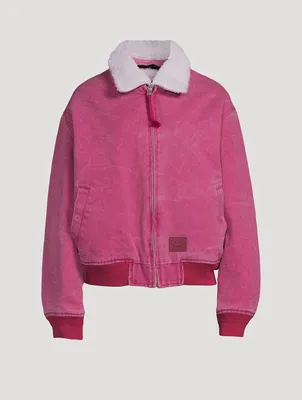 Canvas Bomber Jacket