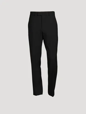 Stretch Wool Suit Pants