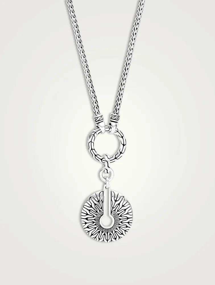 Radial Amulet Connector Necklace