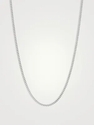 Sterling Silver Curb Chain Necklace