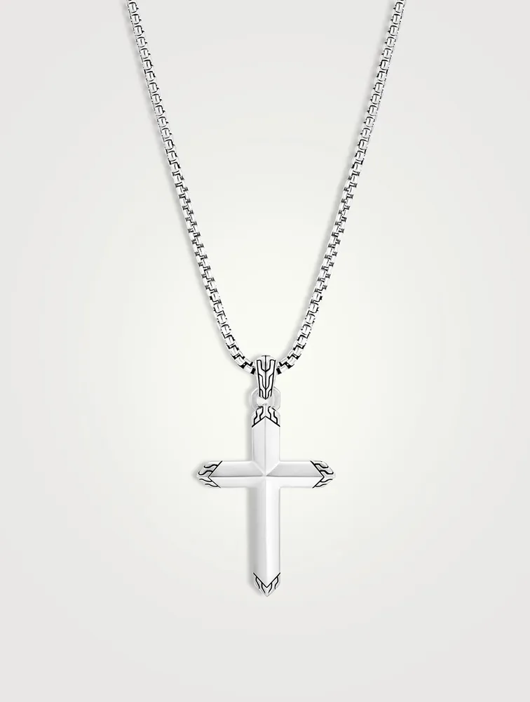 Classic Chain Cross Pendant Necklace