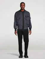 Wool And Mohair Bomber Jacket