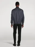 Wool And Mohair Bomber Jacket