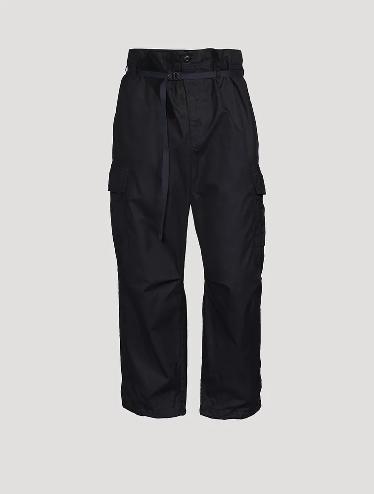 Cotton Relaxed-Fit Cargo Pants