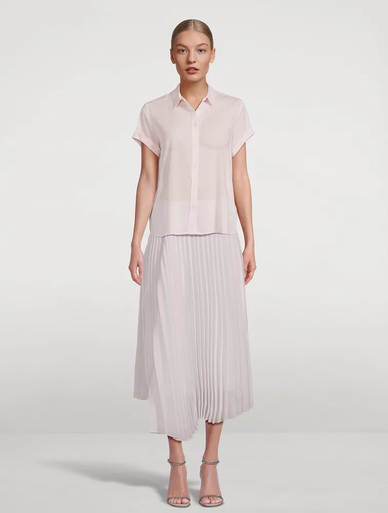 Annica Pleated Wrap Skirt