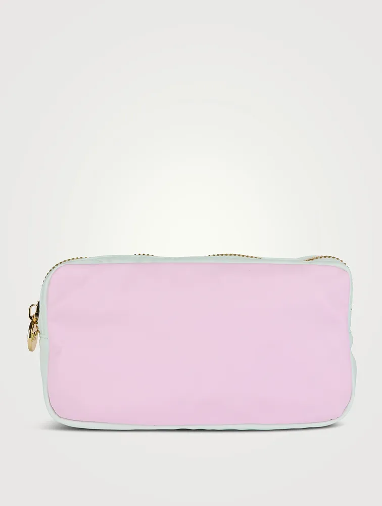 Small Colourblock Nylon Pouch