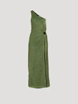 Lumière One-Shoulder Maxi Dress