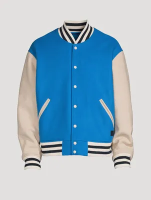 Wool-Blend Varsity Jacket
