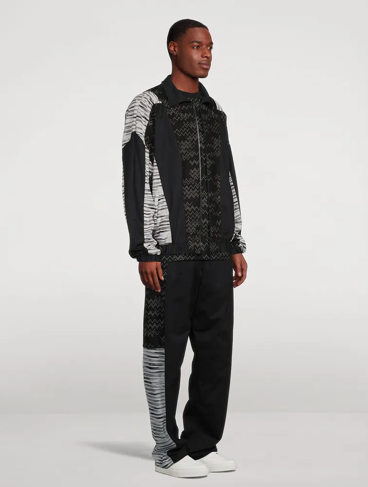Cotton-Blend Zip Jacket